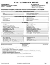 MORTEX G18D-CA3BC User's Information Manual