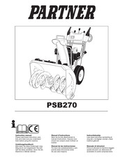 Partner PSB270 Instruction Manual