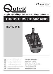 Quick THRUSTERS COMMAND Manual For Use And Installation