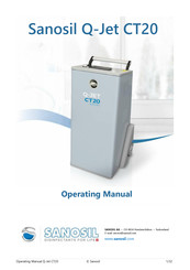 Sanosil Q-Jet CT20 Operating Manual