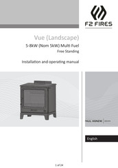 F2 Fires Vue Landscape Logstore Installation And Operating Manual
