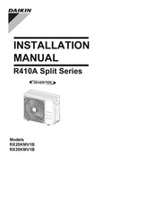 Daikin RX25KMV1B Installation Manual