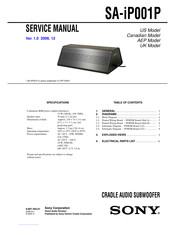 Sony SA-iP001P Service Manual