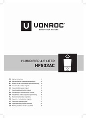 VONROC HF502AC Original Instructions Manual