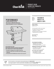 Char-Broil PERFORMANCE 463371119 Product Manual