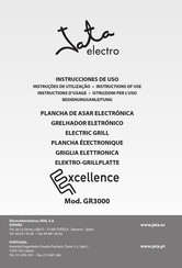 Jata Electro EXCELLENCE GR3000 Instructions For Use Manual