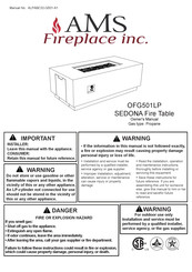 AMS OFG501LP Owner's Manual
