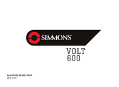 Simmons VOLT 600 Manual