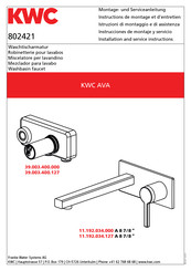 KWC AVA 11.192.034.000 Installation And Service Instructions Manual