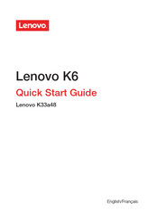 Lenovo K33a48 Quick Start Manual