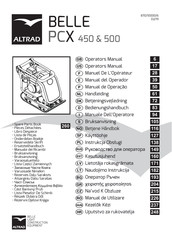 Altrad PCX 450 Operator's Manual