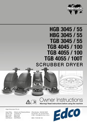 Numatic TGB 4055 Owner's Instructions Manual