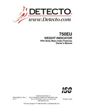 Detecto 750EU Owner's Manual