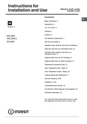 Indesit DDU 5340 C Instructions For Installation And Use Manual