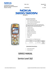 Nokia 3200 Service Manual