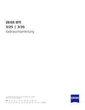 Zeiss DTI 3/25 User Manual
