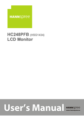 HANNspree HSG1434 User Manual