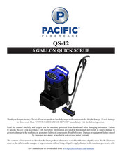 Pacific Floorcare QS-12 Manual