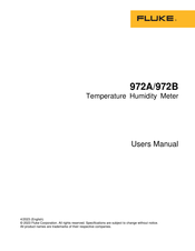 Fluke 972A User Manual