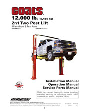 HENNESSY INDUSTRIES coats 4T212SSR1 Manual