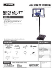 Lifetime QUICK ADJUST 1479 Assembly Instructions Manual