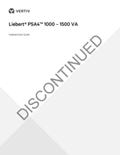 Vertiv Liebert PSA4 Installer/User Manual
