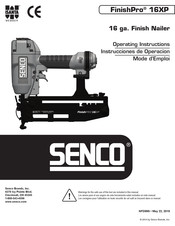 Senco FinishPro 16XP Operating Instructions Manual