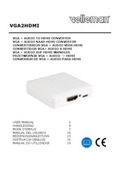 Velleman VGA2HDMI User Manual