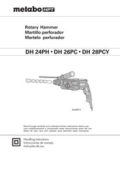 Metabo HPT DH 28PCY Handling Instructions Manual