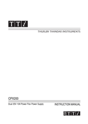 TTI CPX200 Instruction Manual