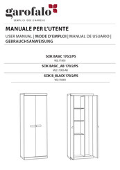 garofalo SCIK B BLACK 170/2/PS User Manual