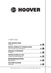 Hoover HOZP717IN/E User Instructions