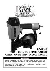 B&C Eagle CN45R Operation And Maintenance Manual