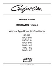 COMFORT-AIRE mars RG Series Owner's Manual