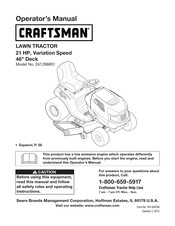 Craftsman 247.288851 Operator's Manual