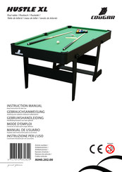 COUGAR HUSTLE XL Instruction Manual
