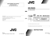 JVC KD-R223 Instructions Manual