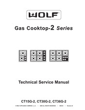Wolf CT36G-2 Technical & Service Manual