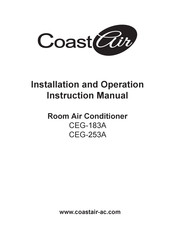 Coast-Air CEG-183A Installation And Operation Instruction Manual
