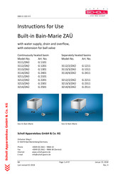 Scholl 3211/ZAU Instructions For Use Manual
