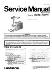 Panasonic MK-MG1360WTN Service Manual