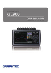 Graphtec GL980 Quick Start Manual