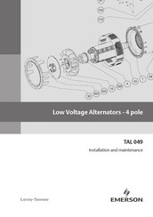 Emerson Leroy-Somer TAL 049 Installation And Maintenance Manual