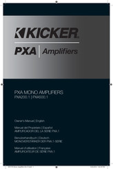 Kicker PXA200.1 Owner's Manual