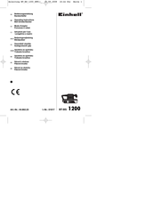 EINHELL BT-BS 1200 Operating Instructions Manual