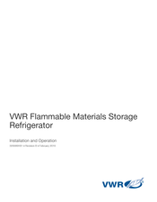 VWR 329689H01 Additional Instructions For Installation And Operation