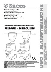 Saeco ULISSE Instruction And Maintenance