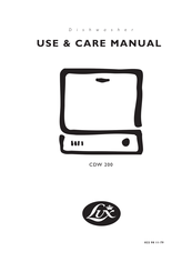 Zanussi CDW 200 Use & Care Manual