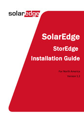 SolarEdge StorEdge SE7600A-USS Installation Manual