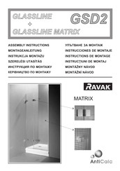 Ravak GLASSLINE Assembly Instructions Manual